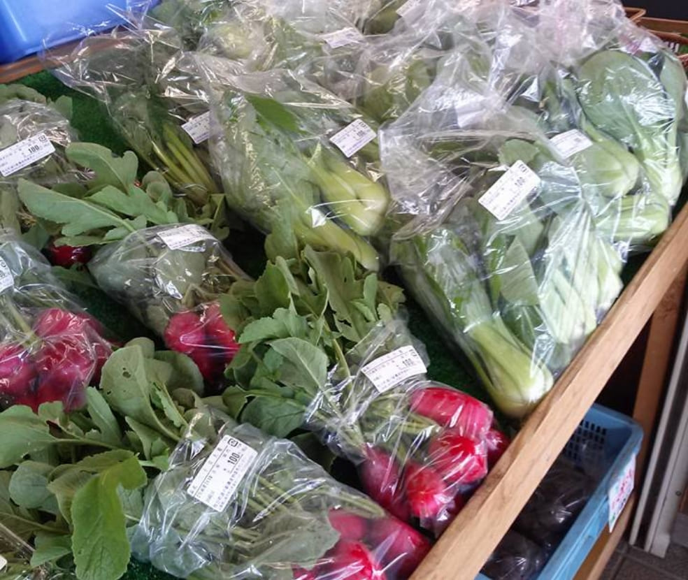 野菜の陳列