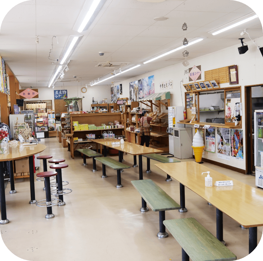 売店コーナーの風景