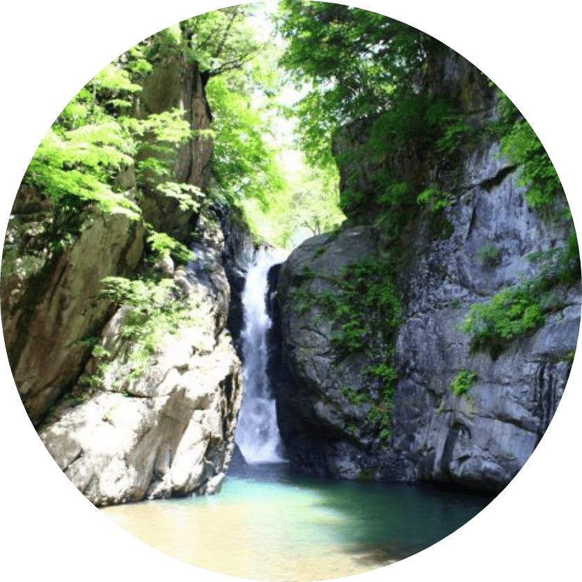 名瀑一之釜